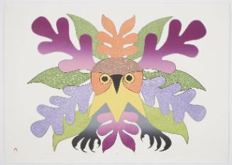 Summer Owl from Lithographs by Kenojuak