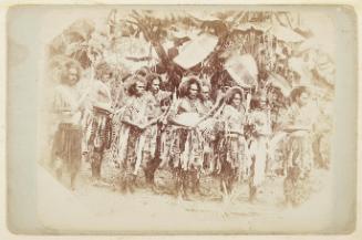 [Three Fijian children with water jugs]   from Oceanic Album