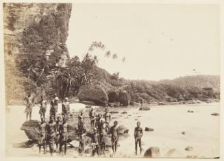 [Beach scene at Manua, an island of the Samoan group]   from Oceanic Album
