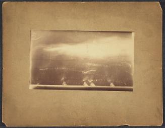 Chronophotographic study of an unmounted horse: successive images of signs corresponding to the movements of a lateral biped (No. 129)