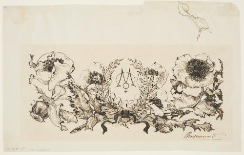 Headpiece, Notes et Souvenirs sur Charles Meryon A. Bouvenue