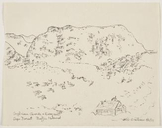 Anglican Church & Kingnait, Cape Dorset, Baffin Island