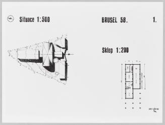 14 black and white gloss photographs of architectural plans (1 to 7, B1 to B5, B7, B8)