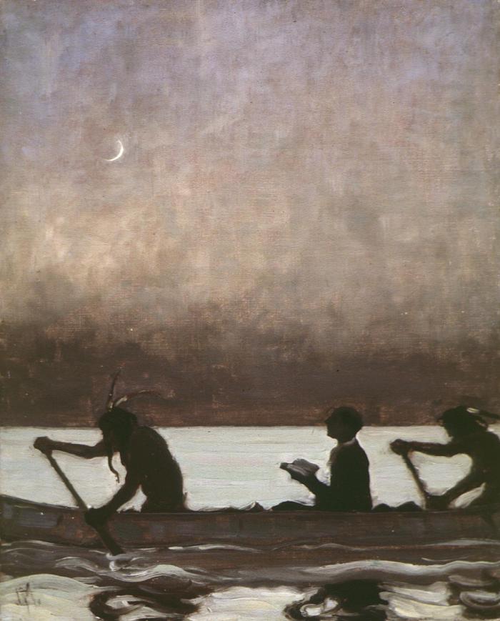Priest and Two Indians