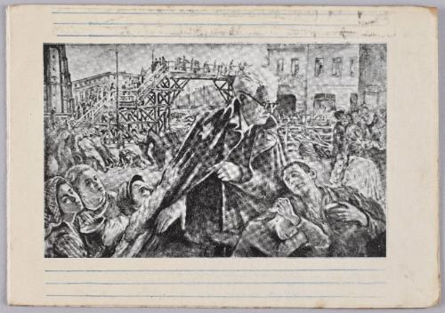 Painting of Mordechaim Chaim Rumkowski, Lodz Ghetto