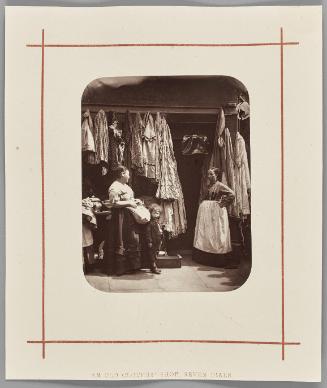 Street Life in London: An Old Clothes' Shop, Seven Dials