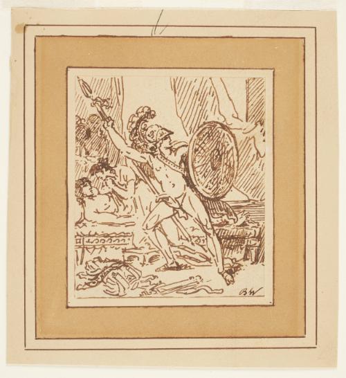 Achilles Wearing the Armour Bought by Thetis