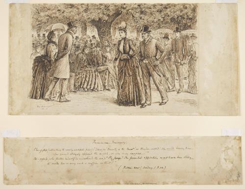 Feminine Perversity: The Sunday Promenade in Rotton Row (for Harpers New Monthly Magazine)