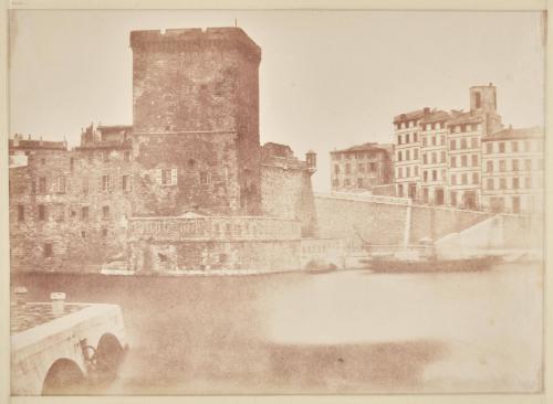 View of the Port of Marseille and the tour du roi Rene.