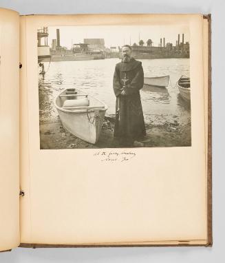 At the ferry landing, Sorel, Que. Page 31 of The Abenaki; from collection of Canadian albums compiled by Edith S. Watson, 1890s-1930s