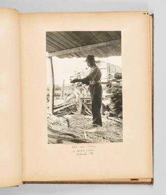 White-ash Ribbon for basket frames, Odanak, P.Q. Page 15 of The Abenaki; from collection of Canadian albums compiled by Edith S. Watson, 1890s-1930s