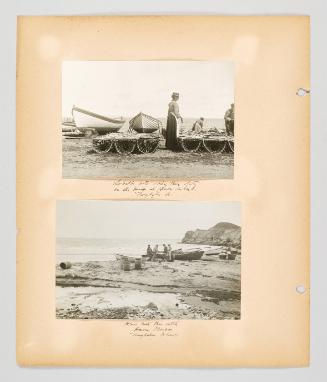 [Lobster life in the Magdalens] Page 30 of Fish; from collection of Canadian albums compiled by Edith S. Watson, 1890s-1930s