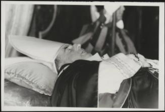 Pope John Paul I lies in state in St. Peter's basilica, the day after his death, that took place on 28 September 1978