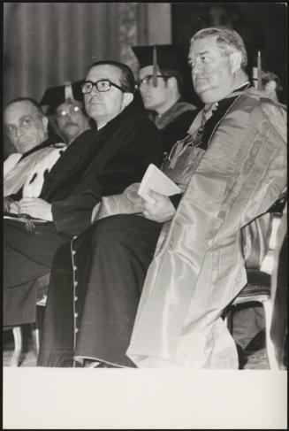 Guilio Andreotti and Cardinal John J. Wright
