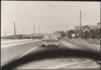 Following the car with József Mindszenty before the Austrian Border in Hungary