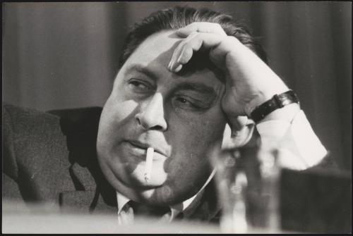 A portrait of Angelo Bonfiglio, president of the Sicilian region