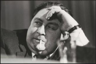 A portrait of Angelo Bonfiglio, president of the Sicilian region