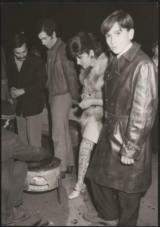 Gina Lollobrigida and her teenage son Andrea Milko