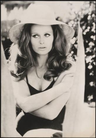 Portrait of the actress Erika Blanc