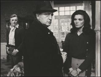 Florinda Bolkan with Kirk Douglas on set of 'The Master Touch'