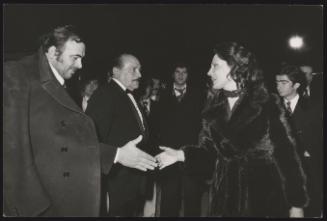 Vittoria Leone and Maurizio Arena at a formal event