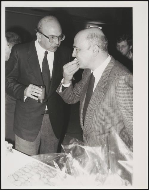 Ciriaco De Mita and Bettino Craxi