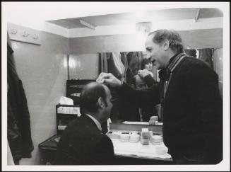 Renato Altissimo before a TV appearance 