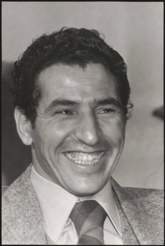 Portrait of Abdessalam Jalloud, Prime Minister of Libya 
