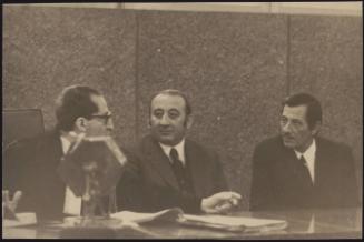 Members of the Italian political intelligentsia, including the politician Luciano Dal Falco and the actor Victor Cavallo