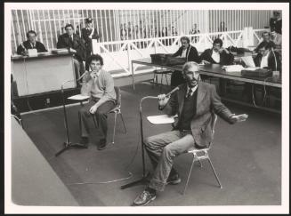 Former terrorist Marco Barbone and Chico Funaro defend themselves in court