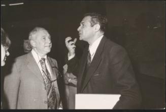 The economist Franco Modigliani and politician Luciano Lama