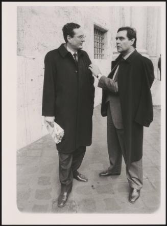 Clemente Mastella and Ugo Intini 