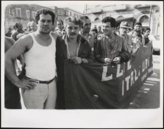 Trade unions attending protest 
