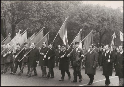 A march during tram driver's strikes