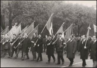 A march during tram driver's strikes