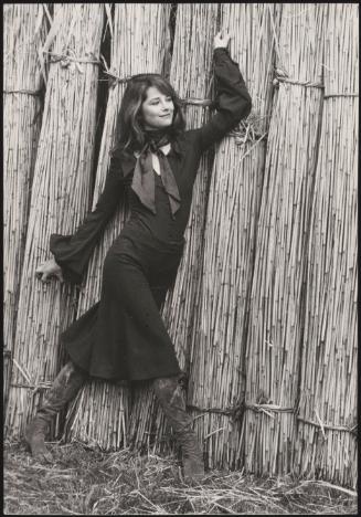 A promotional picture of Charlotte Rampling for Patroni Griffi's film "Addio, fratello crudele"