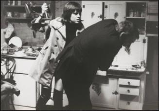 Jane Fonda on set in Klute