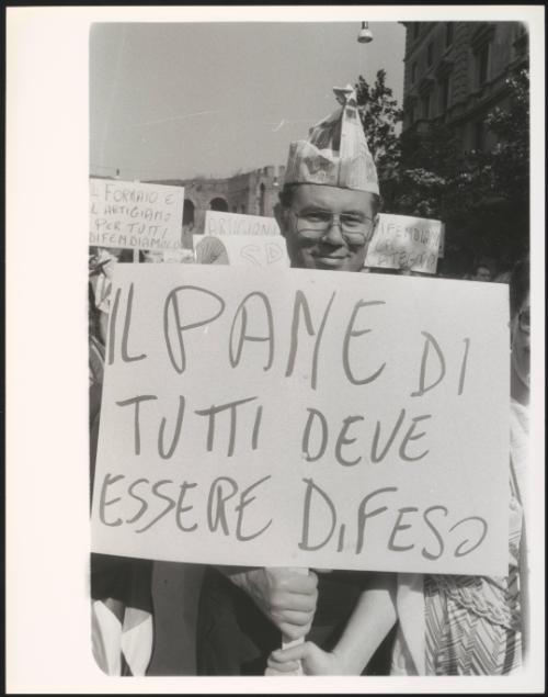 Baker's protest march