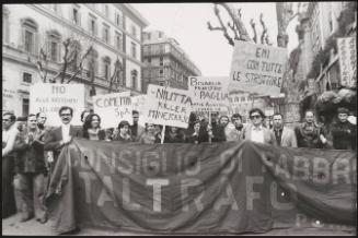Protesters from the mining industry demonstrate 