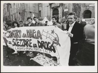 An anti drug protest