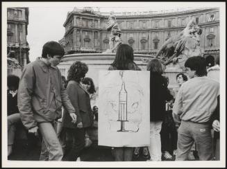 An anti drug protest