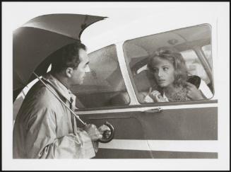 Michelangelo Antonioni and Monica Vitti in a scene from the film L'Eclisse, 1961