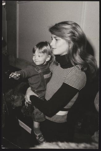 Charlotte Rampling with her son Barnaby