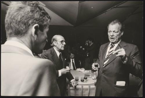 Willy Brandt and Enrico Berlinguer