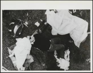 Leonardo da Vinci International Airport, Rome in the aftermath of a shooting 