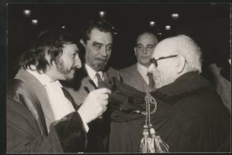 Umberto Terracini and Guiliano Spazzali at Achille Lollo's trial