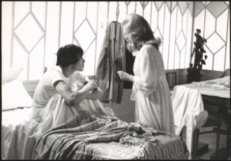 Pierre Clementi with Beba Loncar in a scene from the film 'Listen, Let's Make Love', 1968