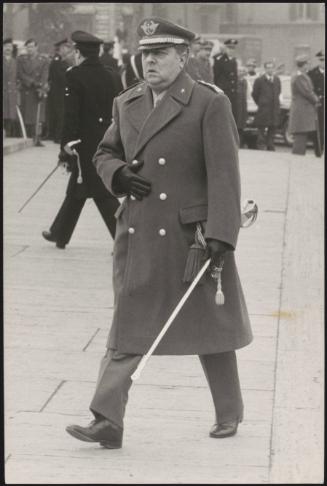 General Enrico Mino at a civil gathering