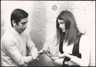 Marisa Mell and Pier luigi Torri