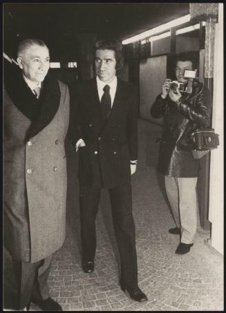 Pier Luigi Torri with his lawyer Eugenio de Simone 
